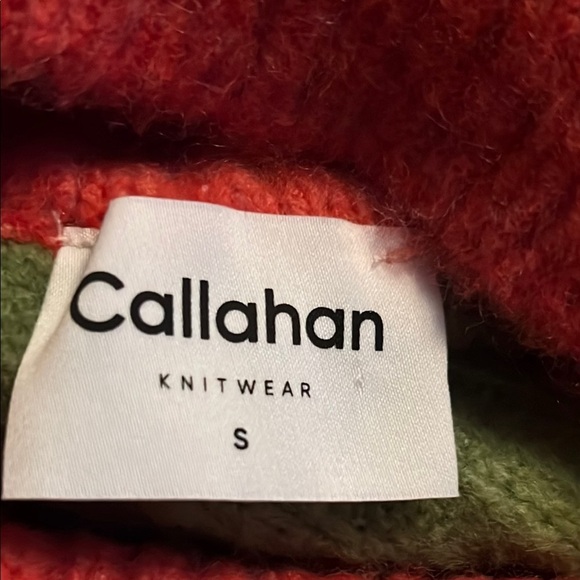 Anthropologie Callahan Cable Knit Long Sleeve Cowl Neck Sweater S - Picture 2 of 7